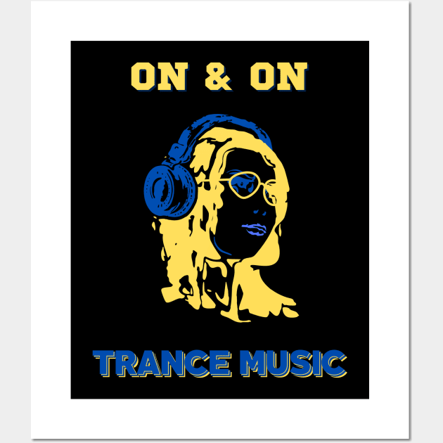 On & On. Trance Music Wall Art by Anatoliy Smirnov